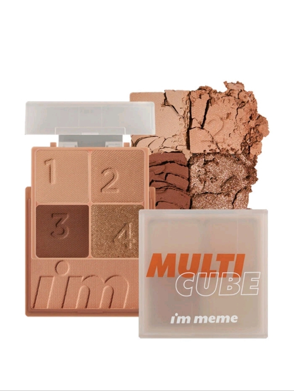 I'm Meme multi Cube Eye Shadow Palette - Baked ginger